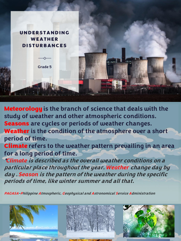 Understanding Weather Disturbances | PDF | Tropical Cyclones | Wound