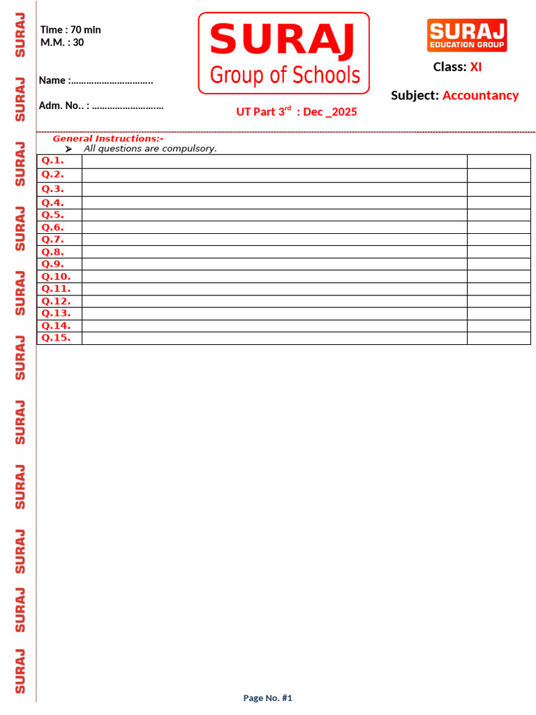 UT Format English | PDF