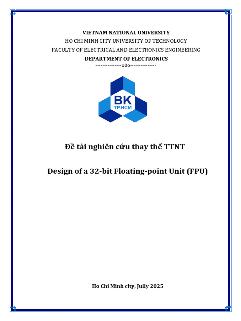 Digital - IC - design - đề Tài Nghiên Cứu Thay Thế Thực Tập Ngoài ...