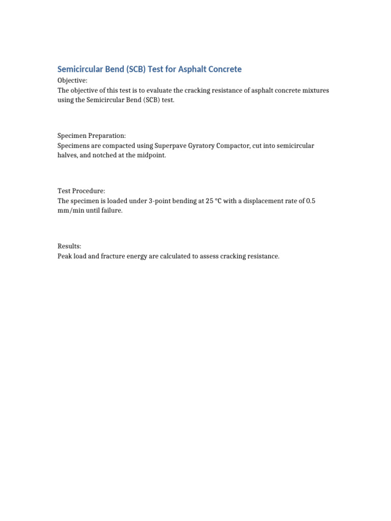 SCB Test Report | PDF