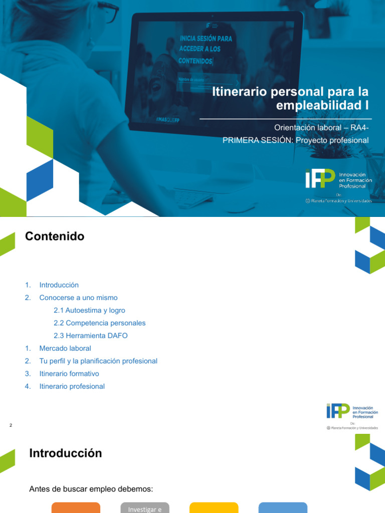 IPE I RA4 1 - Proyecto Profesional | PDF | Autoestima | Ciencias del ...