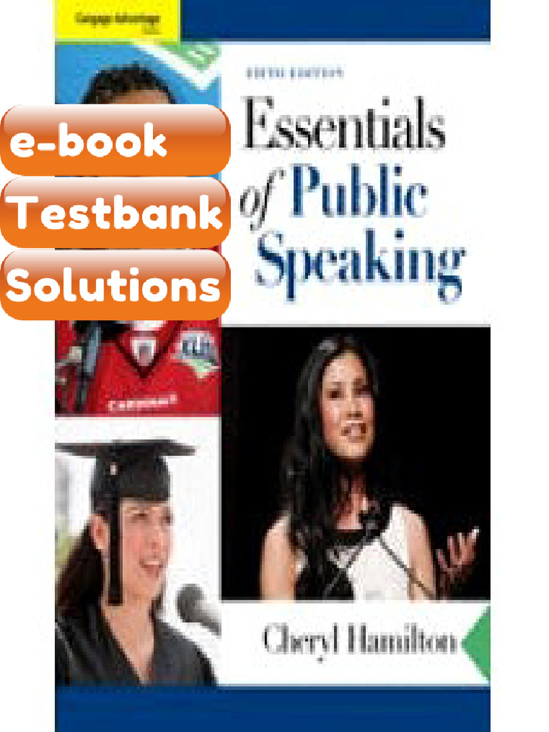 Testbank Cengage Advantage Books Essentials of Public Speaking 5th ...