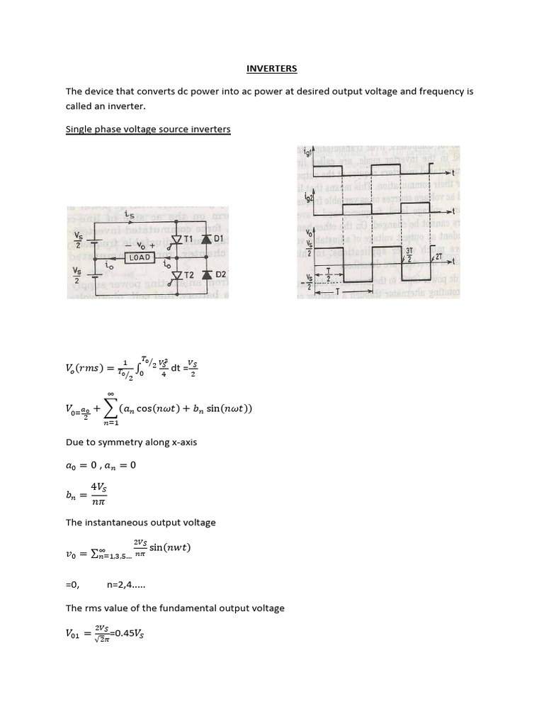 Inverter Only | PDF | Power Inverter | Rectifier