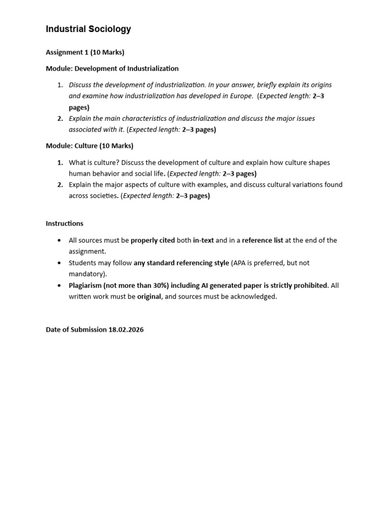 Assignment 1 Fro BBA | PDF