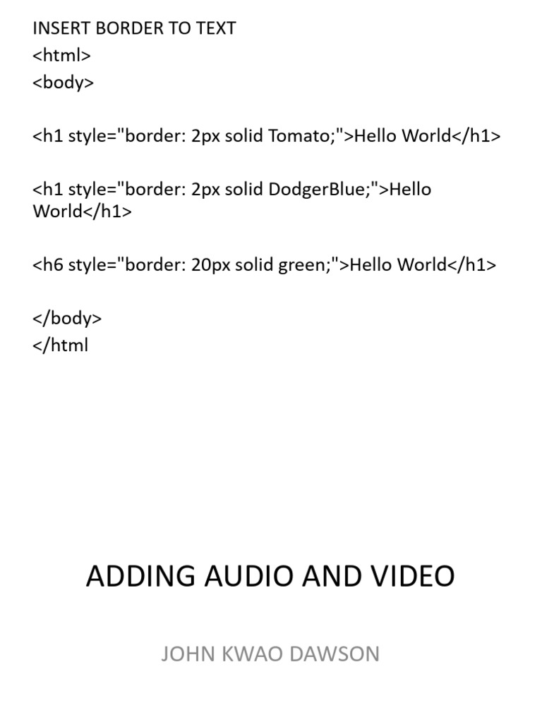 WEB PROGRAMMING 5 | PDF | Html | Hyperlink