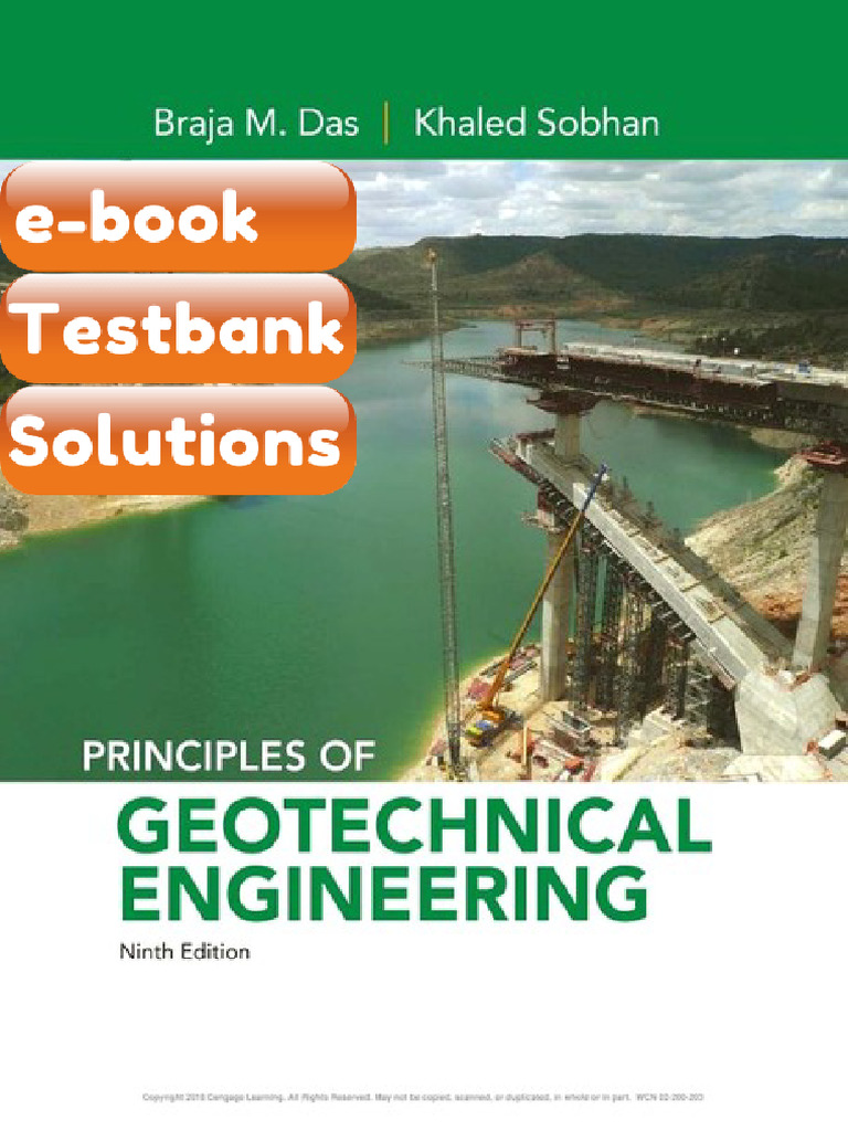 Ebook & Testbank Principles of Geotechnical Engineering 9th Edition ...