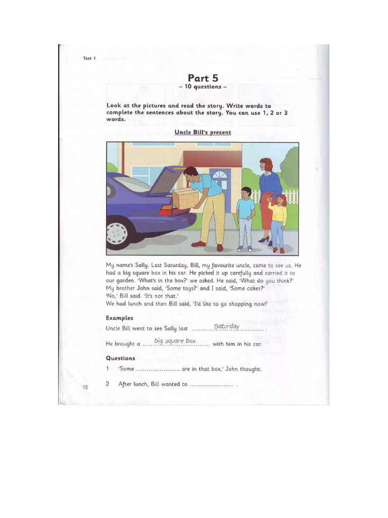 FFM. Reading and Writing. Part 5 | PDF