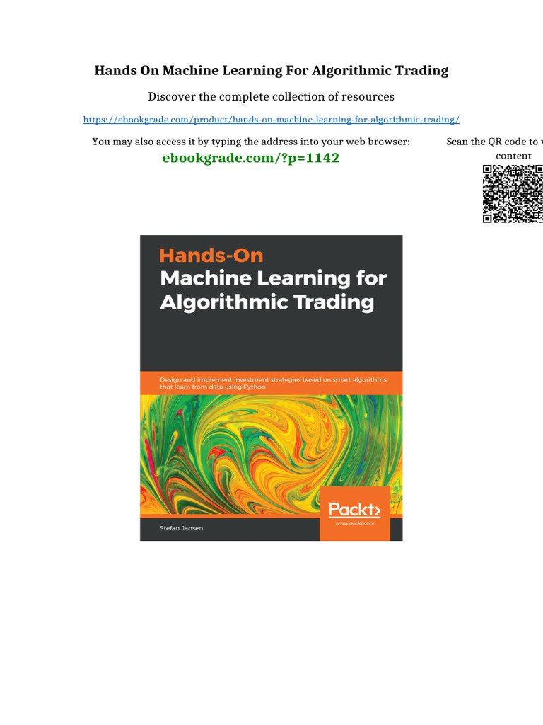 Hands On Machine Learning for Algorithmic Trading download full ...