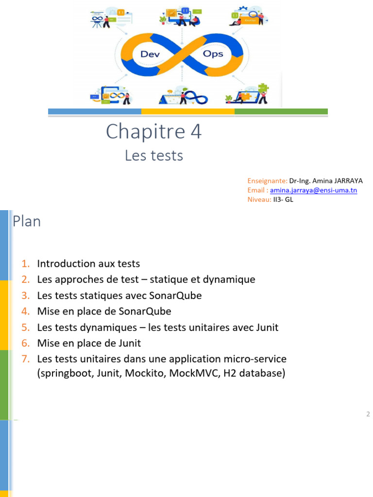 ch4 Tests | PDF | Test de logiciel | Test unitaire