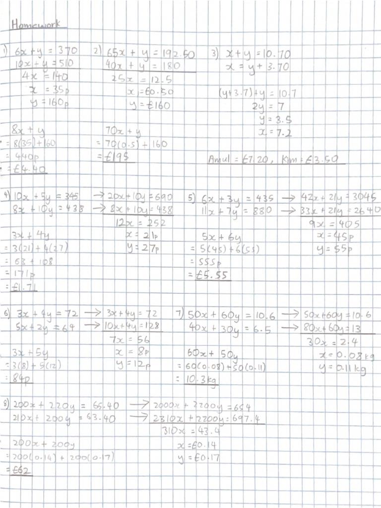 Math hw 2 | PDF