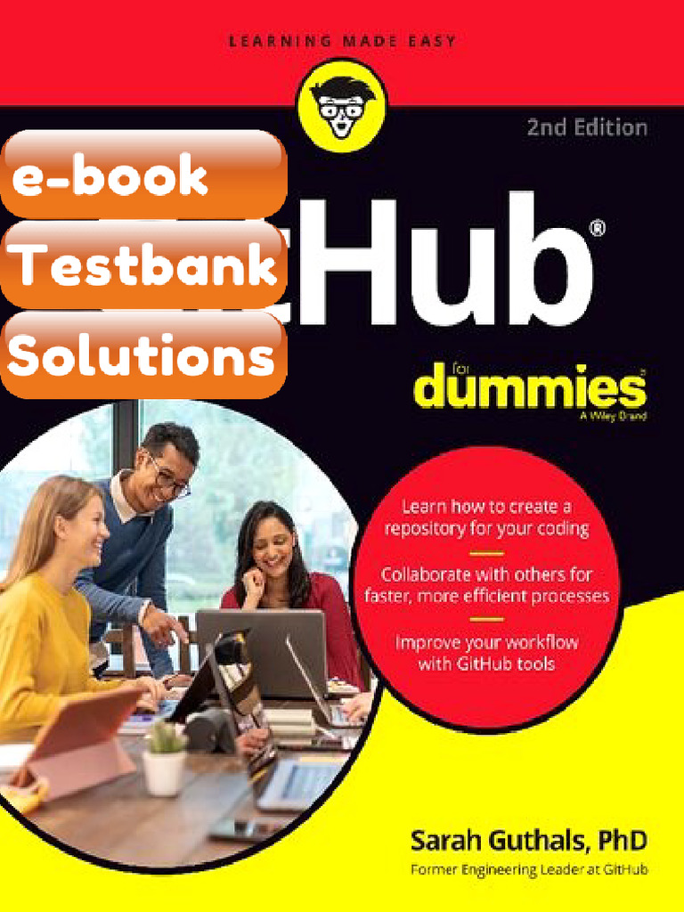 Ebook & Testbank GitHub For Dummies 2nd Edition Sarah Guthals | PDF ...