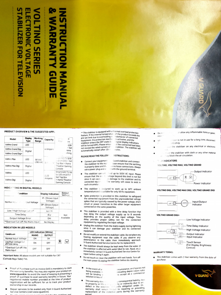 Vguard | PDF | High Voltage | Electricity