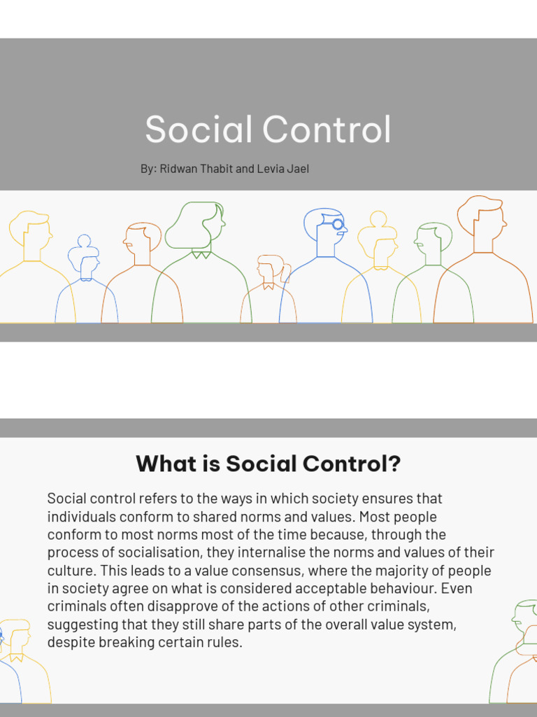Sociology Presentation (Social Control) PDF | PDF | Social Psychology