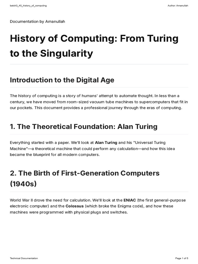 Batch3 40 History of Computing | PDF | Graphical User Interfaces ...