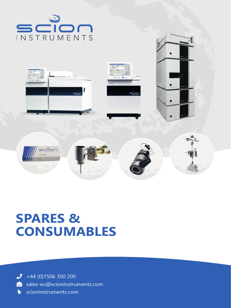 SCION Instruments Spares and Consumables Brochure | PDF | Gas ...