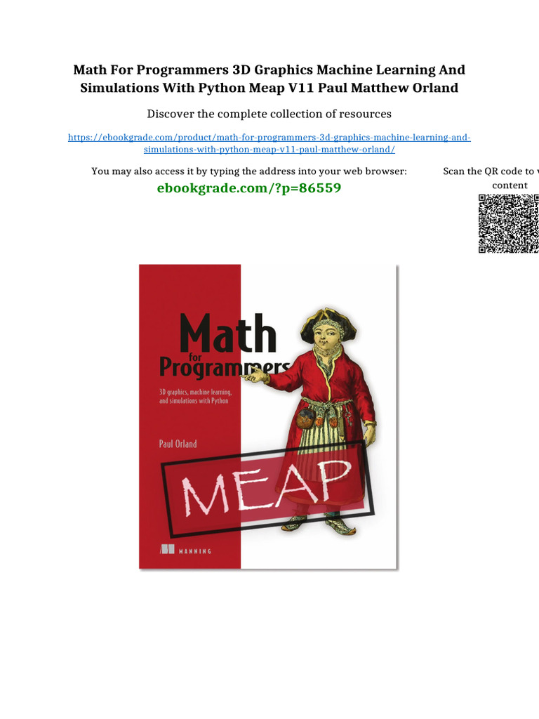 Math for Programmers 3D graphics machine learning and simulations with ...