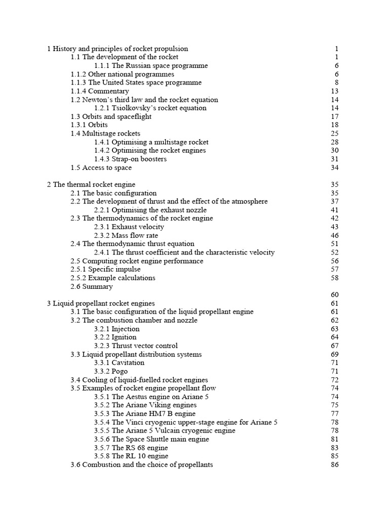 History and Principles of Rocket Propulsion | PDF | Spacecraft ...