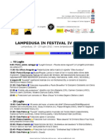 Programma Lampedusa in Festival IV Edizione (2012)
