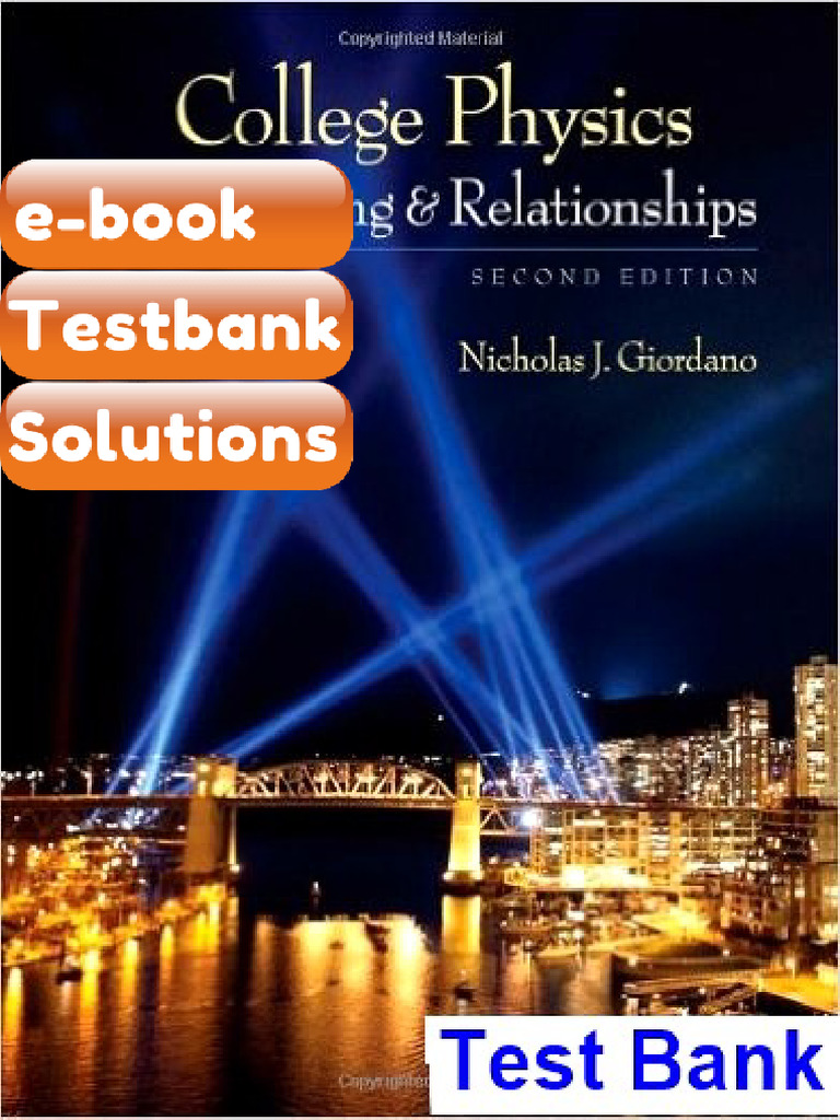 College Physics Reasoning and Relationships 2nd Edition Nicholas ...