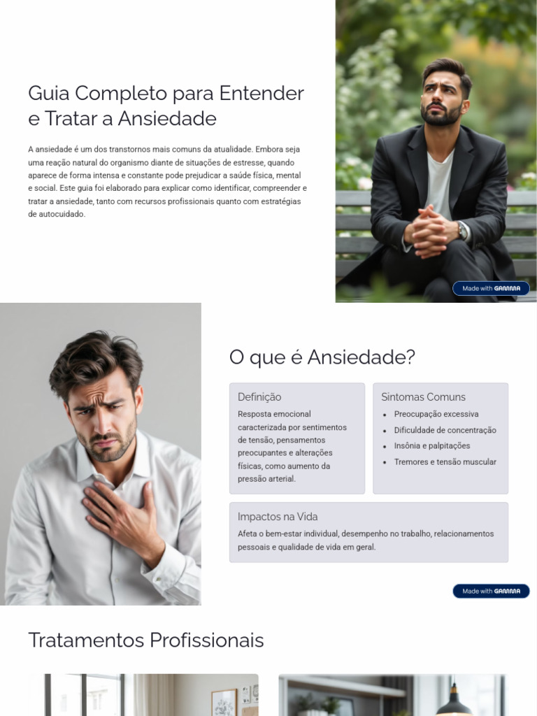 Guia Completo para Entender e Tratar A Ansiedade | PDF | Ansiedade ...