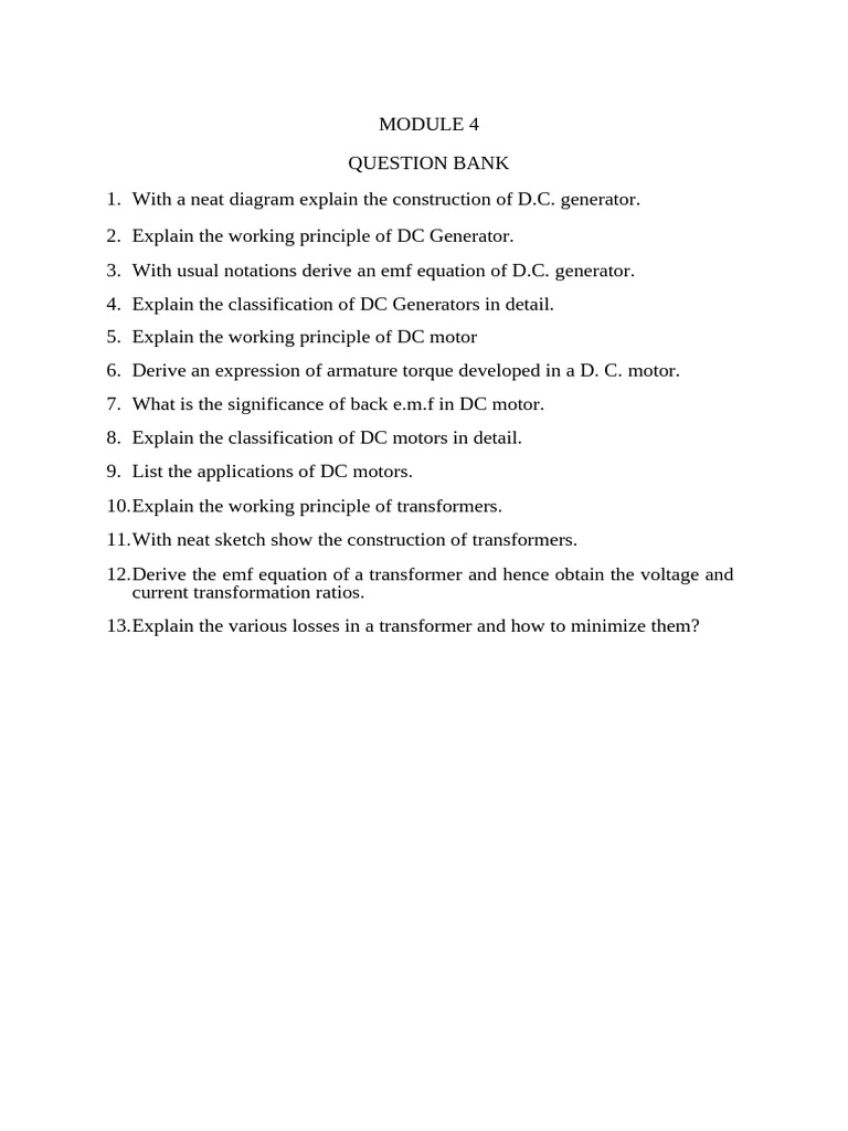 Module 4 QB | PDF
