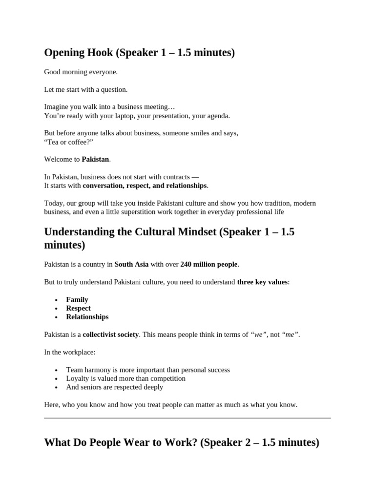 Speeech Script For Bcom Presentation | PDF | Human Communication ...