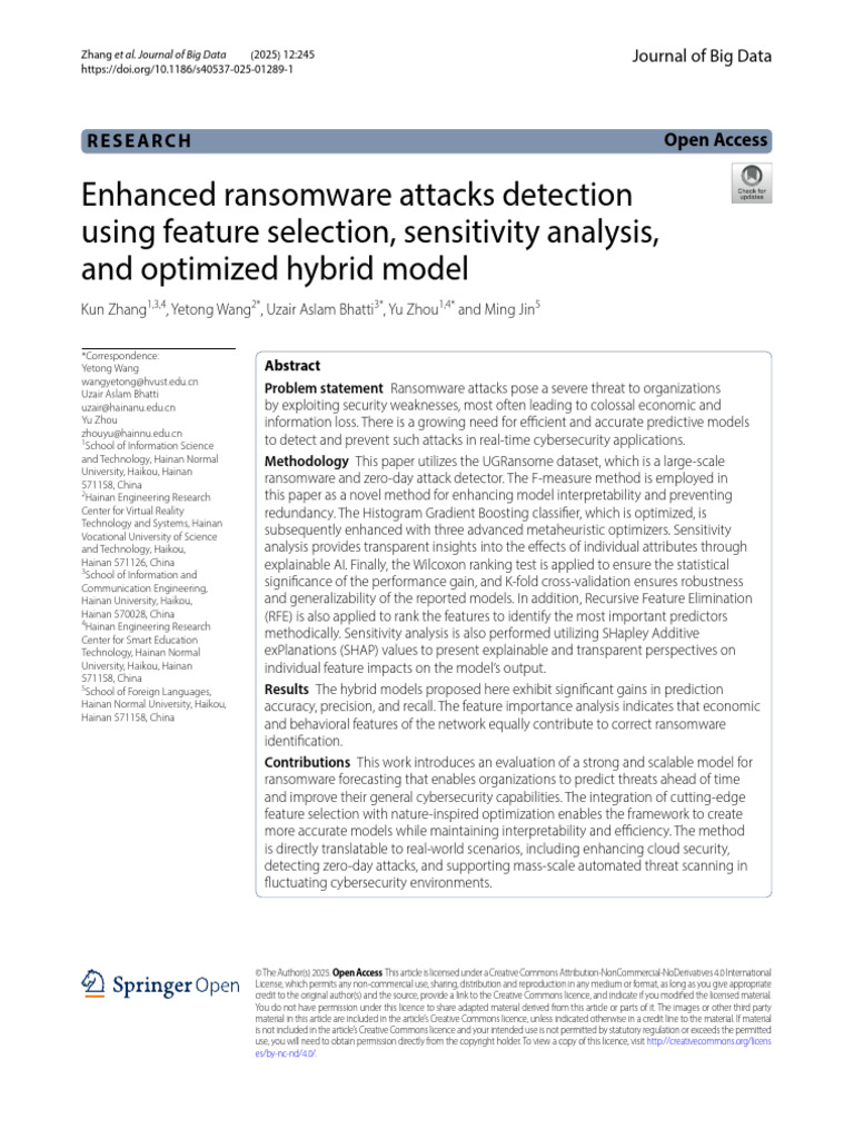 s40537-025-01289-1 | PDF | Cluster Analysis | Machine Learning