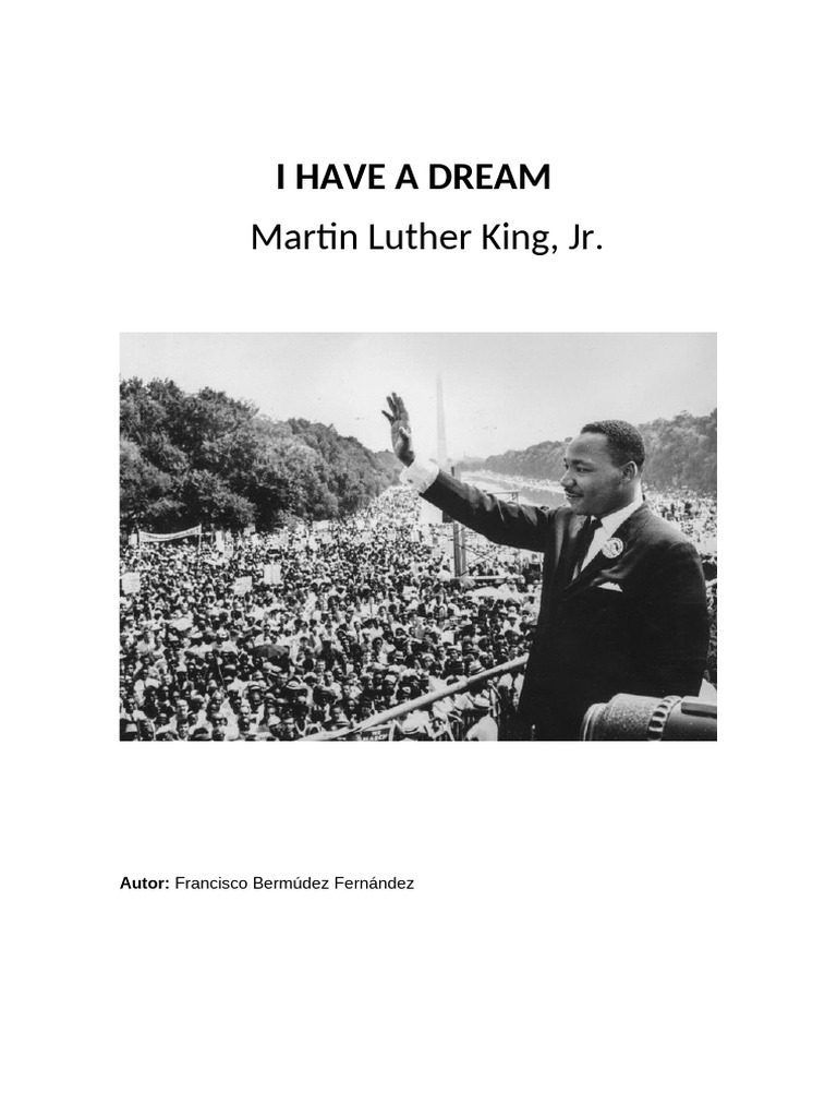 Martin Luther King Speech | PDF | Martin Luther King Jr.