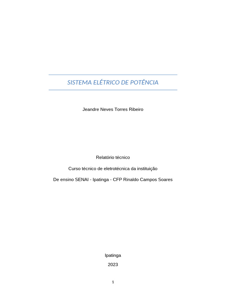 Documento de Jean Neves | PDF | Transformador | Eletromagnetismo