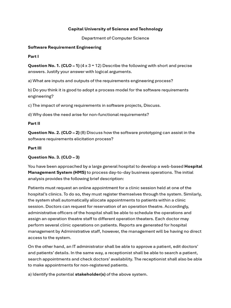 CUST Paper With Solution | PDF | Software Prototyping | Usability