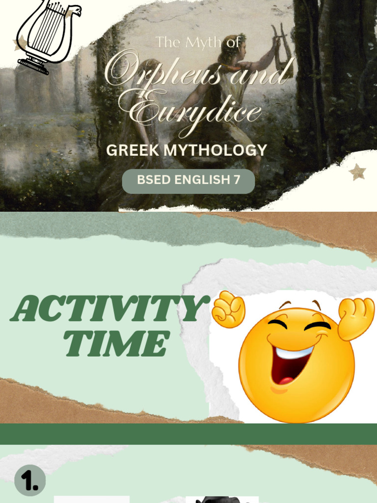 Orpheus and Eurydice Report | PDF | Jason | Orpheus