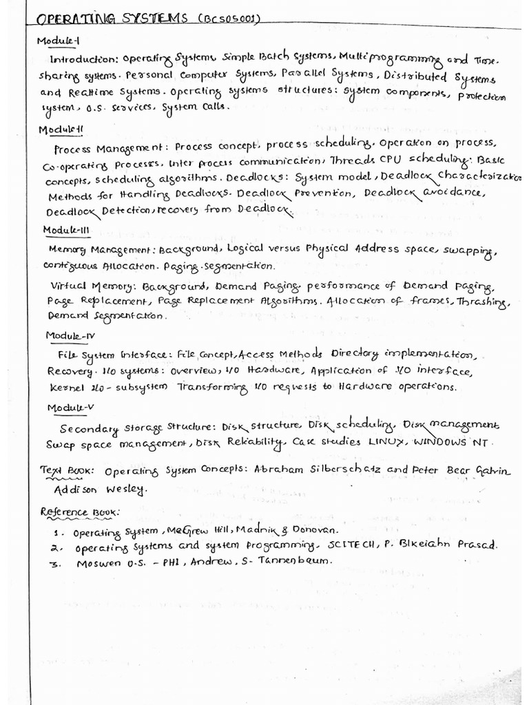 Operating Systems | PDF