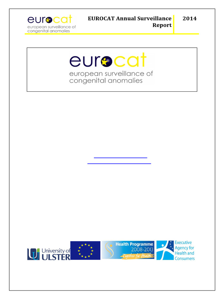 EUROCAT Annual Surveillance Report | PDF | Heart Valve | Congenital ...