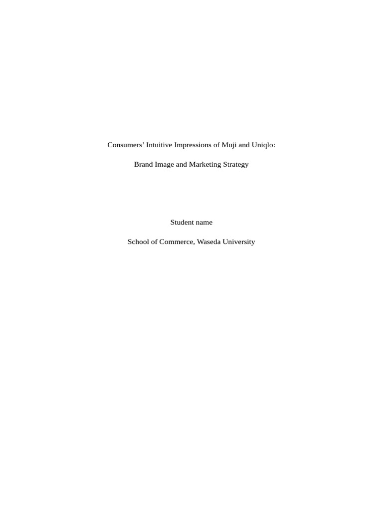 Model - Paper 5 | PDF | Brand