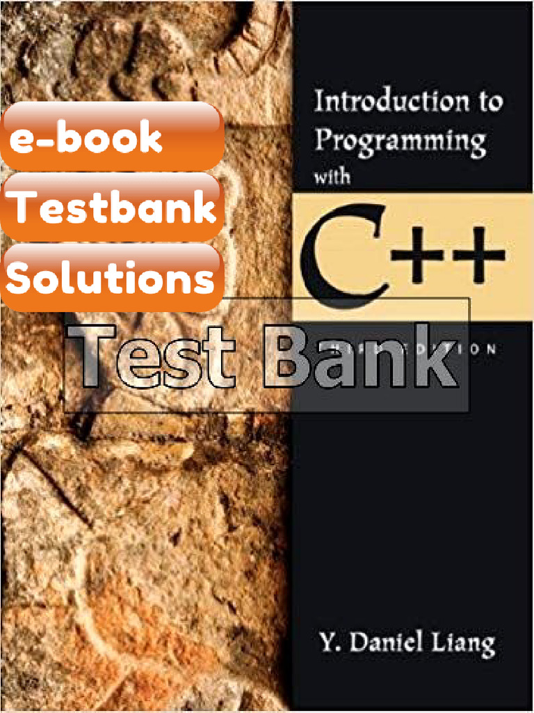 Introduction To Programming With C 3rd Edition Liang Ebook & Testbank ...