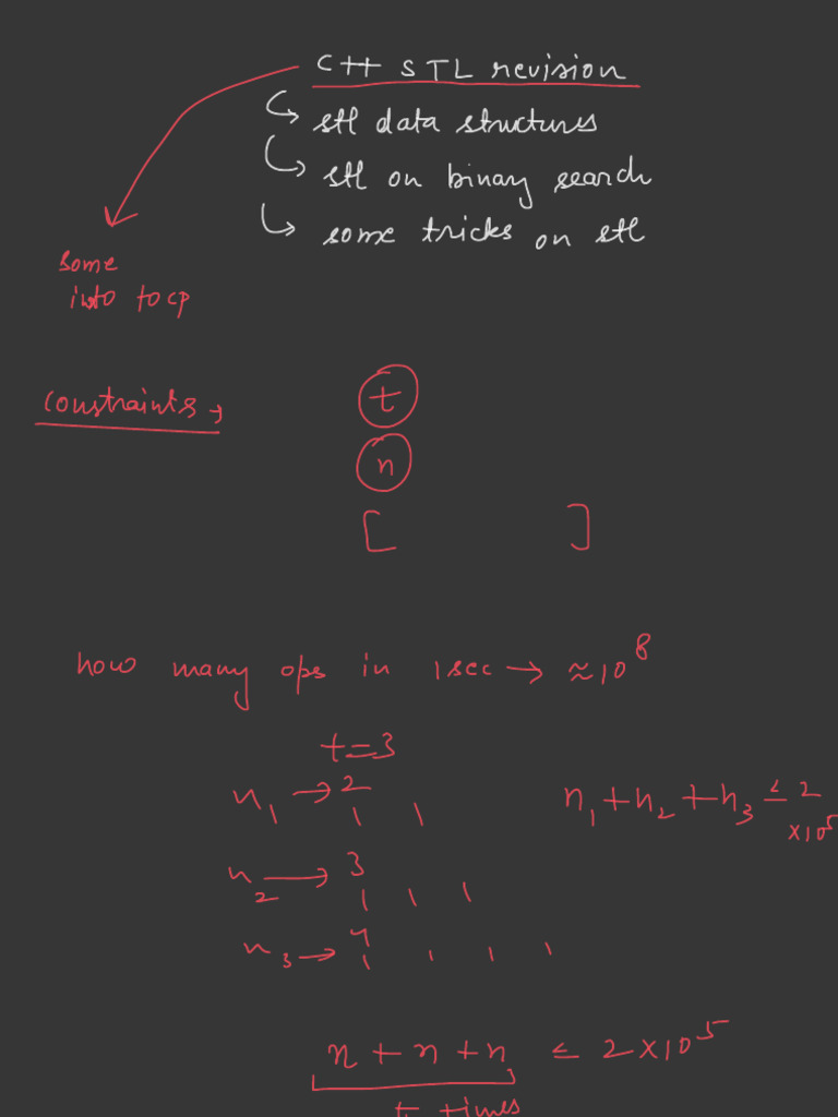 C++ STL Revision | PDF