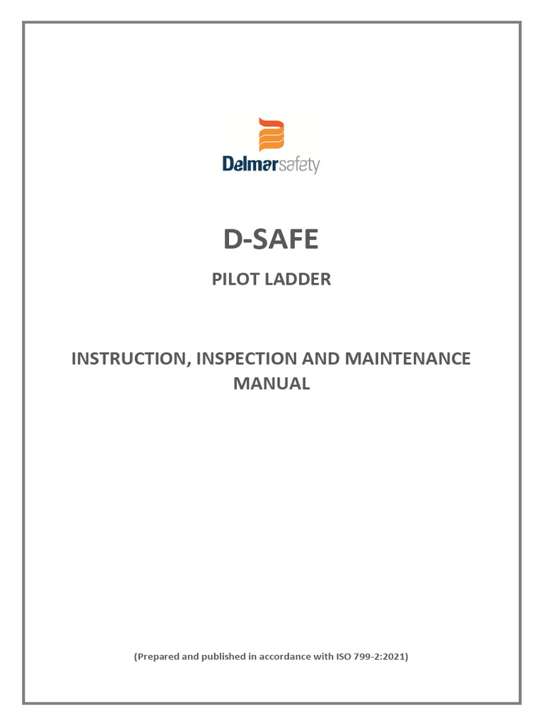 Pilot Ladder Instruction Manual Rev1 | PDF | Rope | Ships