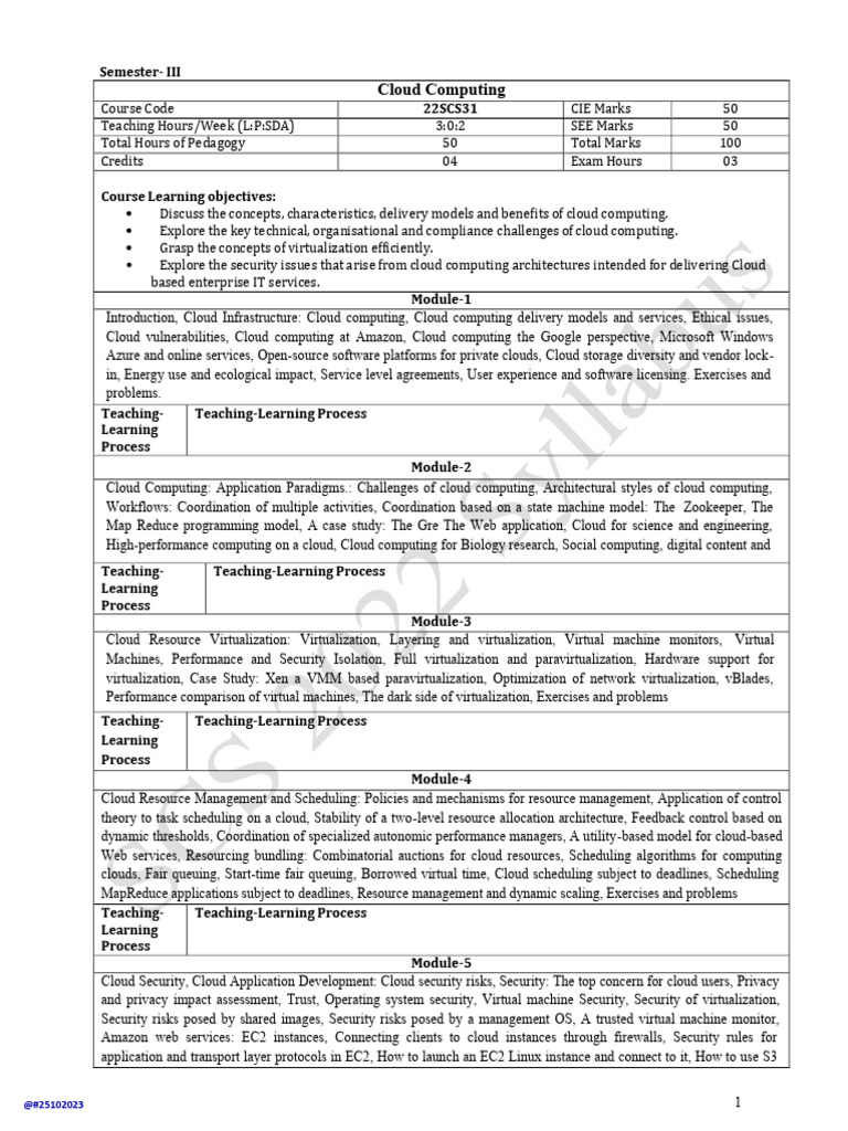 Cse 2 | PDF | Cloud Computing | Engineering