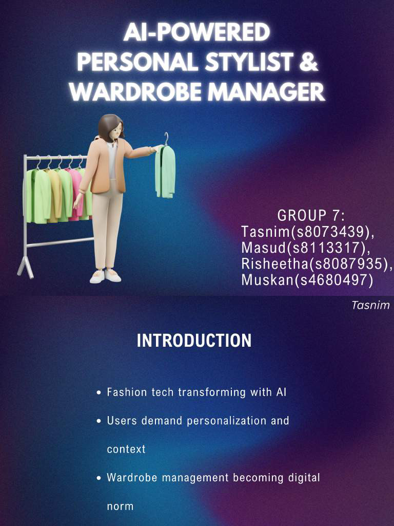 AI Wardrobe Presentation Compressed | PDF