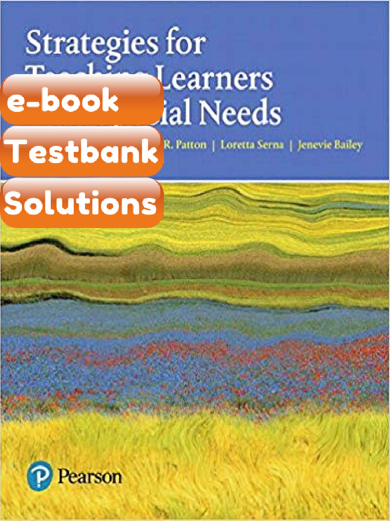 Testbank Strategies for Teaching Learners With Special Needs 6th by ...