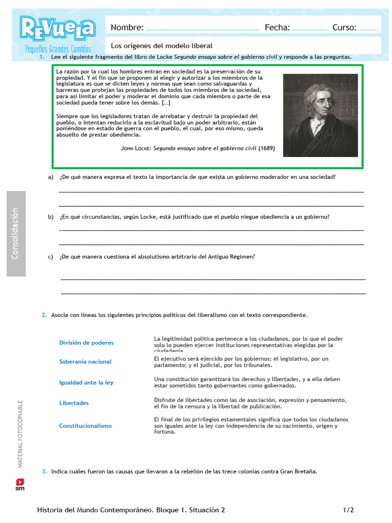 Los Orígenes Del Modelo Liberal | PDF | Liberalismo | Constitución