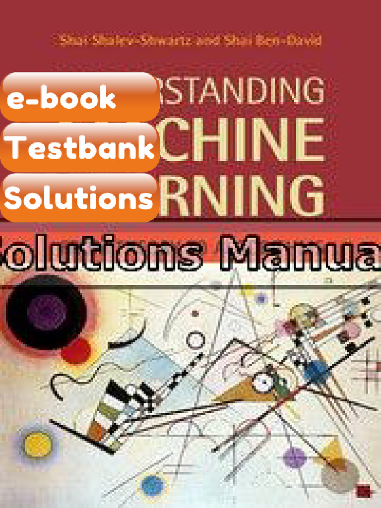 Understanding Machine Learning From Theory To Algorithms 1st Edition ...