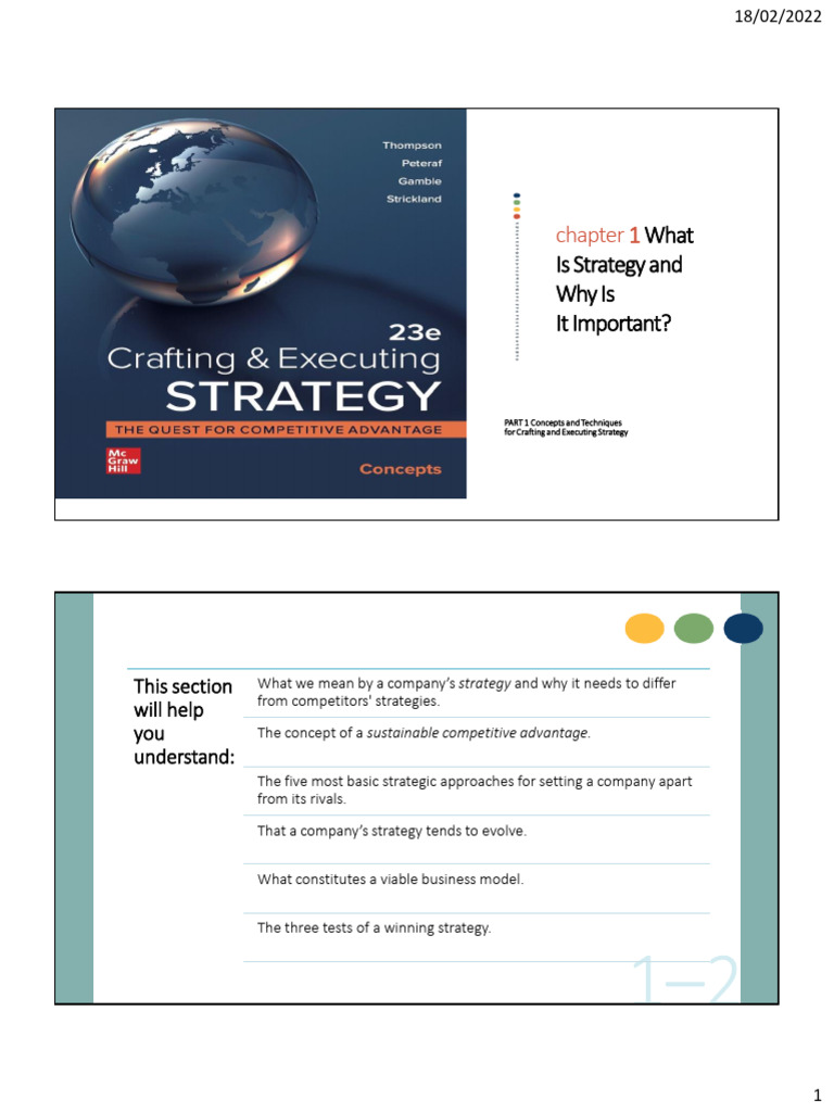 Introduction To Strategy | PDF | Strategic Management | Competitive ...