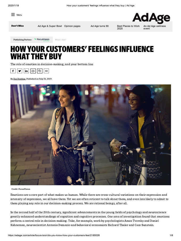 L06 Reading - Consumer Behavior - How Your Customers' Feelings ...