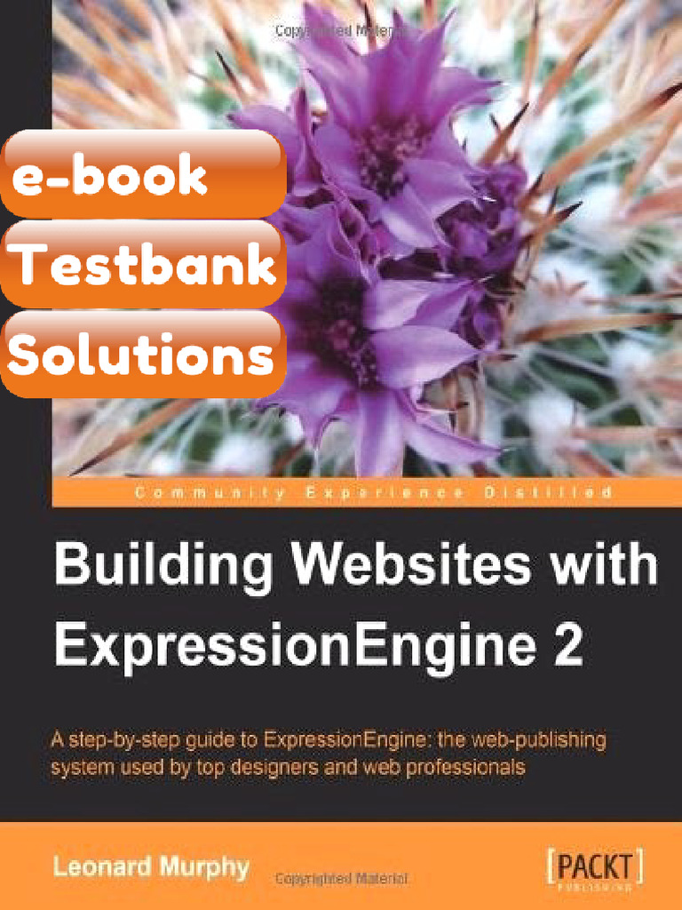 Testbank Building Websites With ExpressionEngine 2 Fast Download | PDF ...