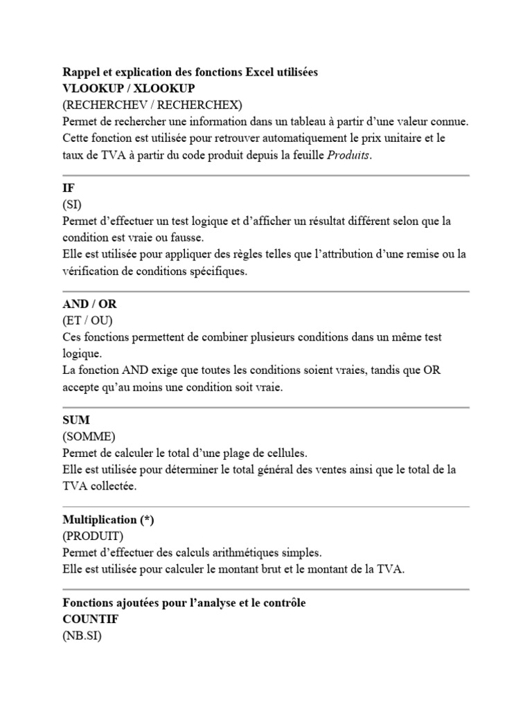 Explication Fonctions - Support Pour Le Devoir | PDF
