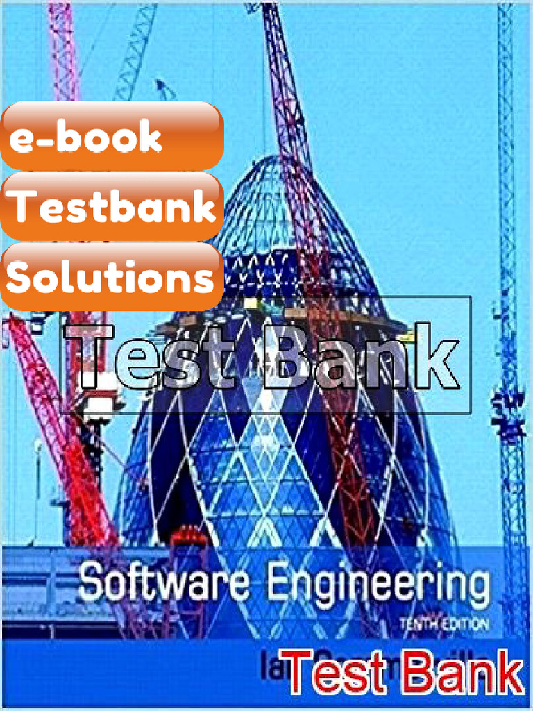 Software Engineering 10th Edition Sommerville Ebook & Testbank | PDF ...
