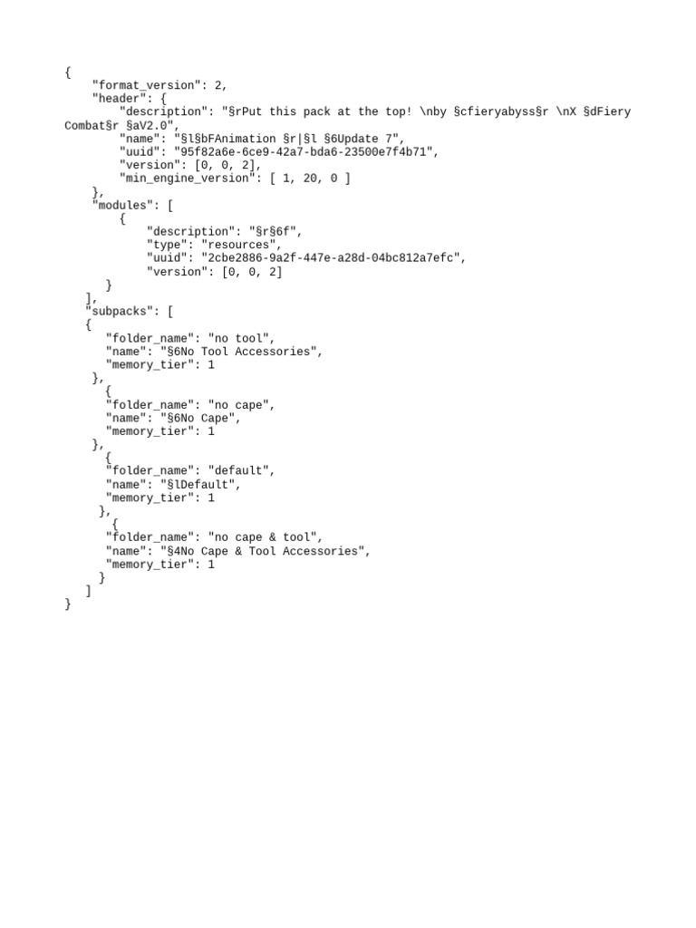 Manifest | PDF
