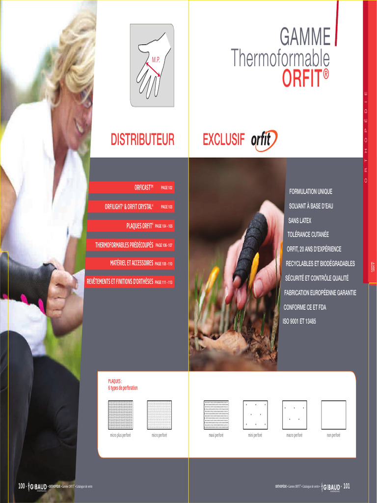 Orfit Catalogues | PDF | Main | Anatomie humaine