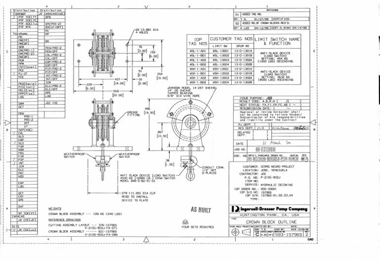 2155 902j Fa 083 Crown Block Outline | PDF